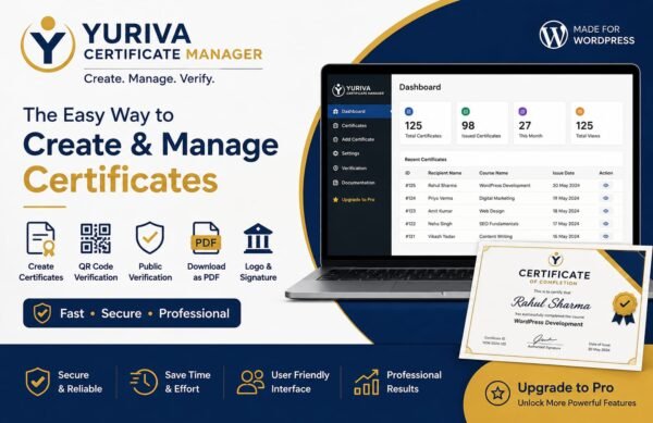 Yuriva Certificate Manager